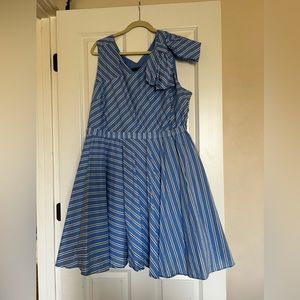 Lane Bryant Dress- blue stripe